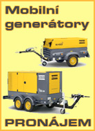 mobilni generatory pronajem