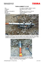 Uk&aacute;zka - zemn&iacute; protla�ovac&iacute; raketa Terra Hammer TU 135 S