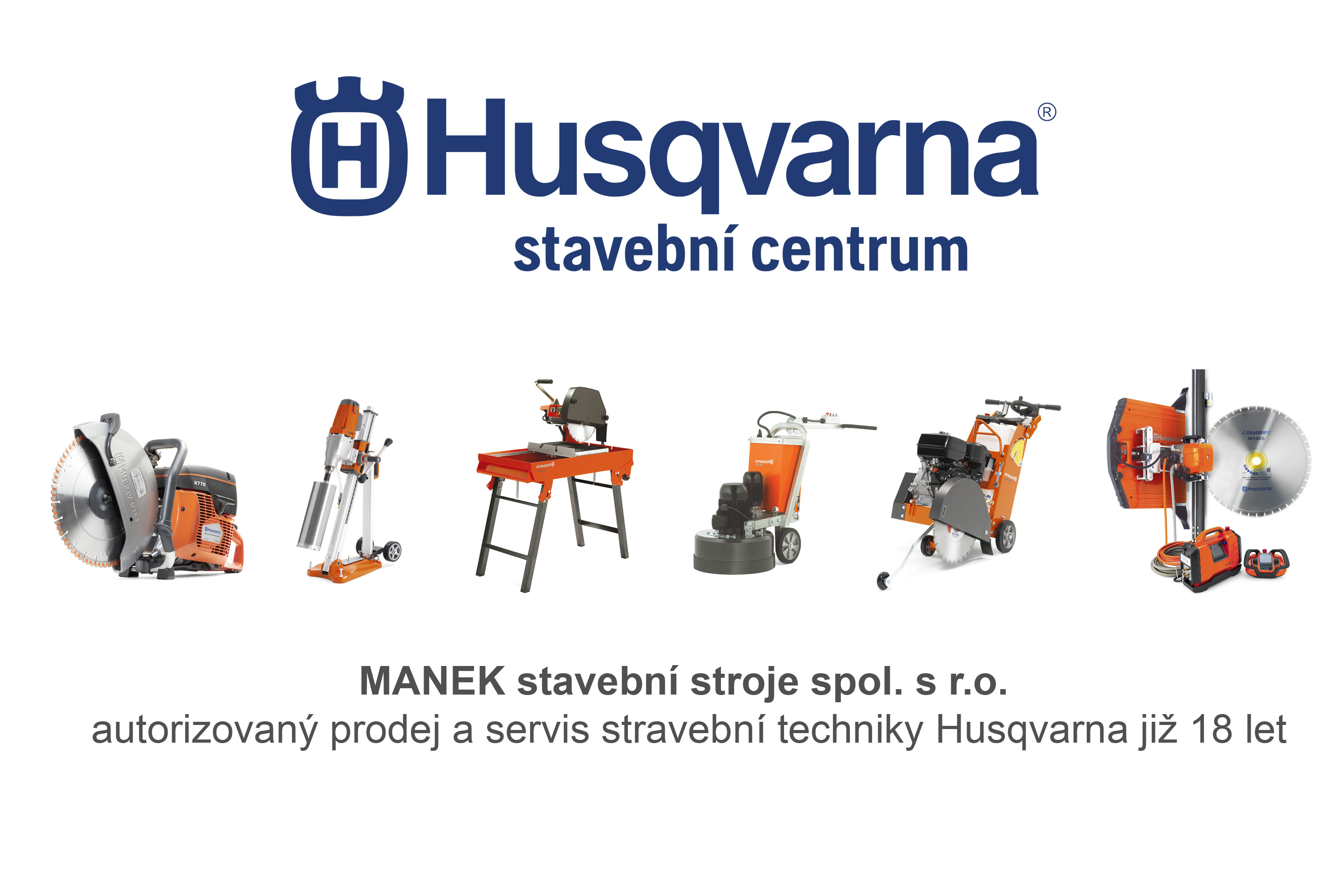 Rozbrušovací pily Husqvarna Partner