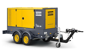 mobilní generátor Atlas Copco QES 80 pronájem