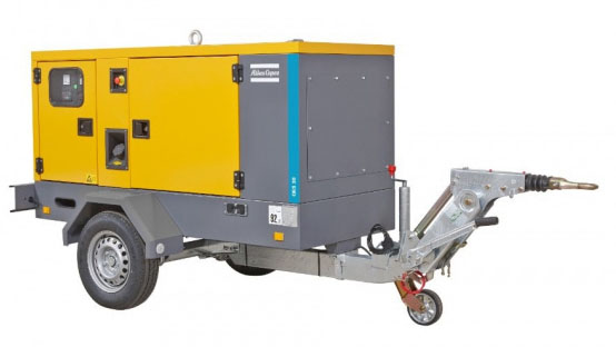 mobilni generátor Atlas Copco QES 40 pronájem