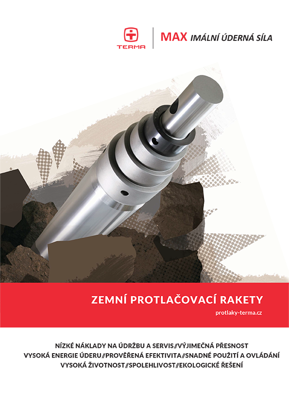 Katalog protlačovacích raket TERMA 2015