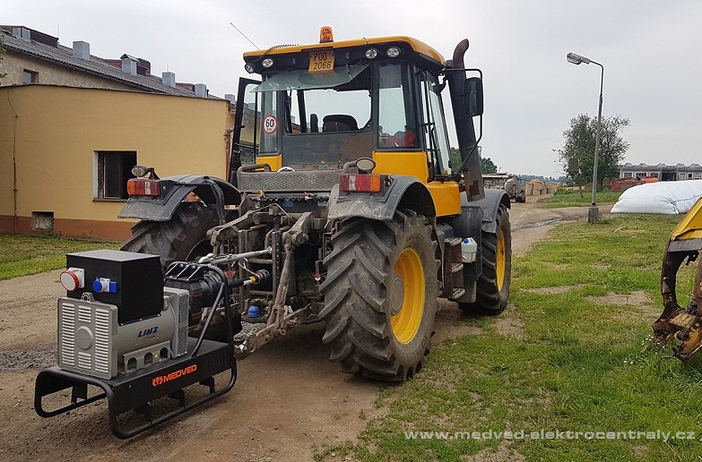 Kardanová elektrocentrála s motorem Briggs & Stratton