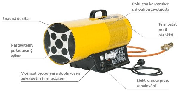 Plynové topidlo MASTER BLP 53 ET Plynové topidlo MASTER BLP 53 ET
