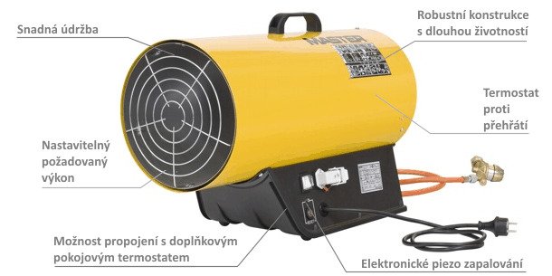 Plynové topidlo MASTER BLP 53 ET Plynové topidlo MASTER BLP 53 ET