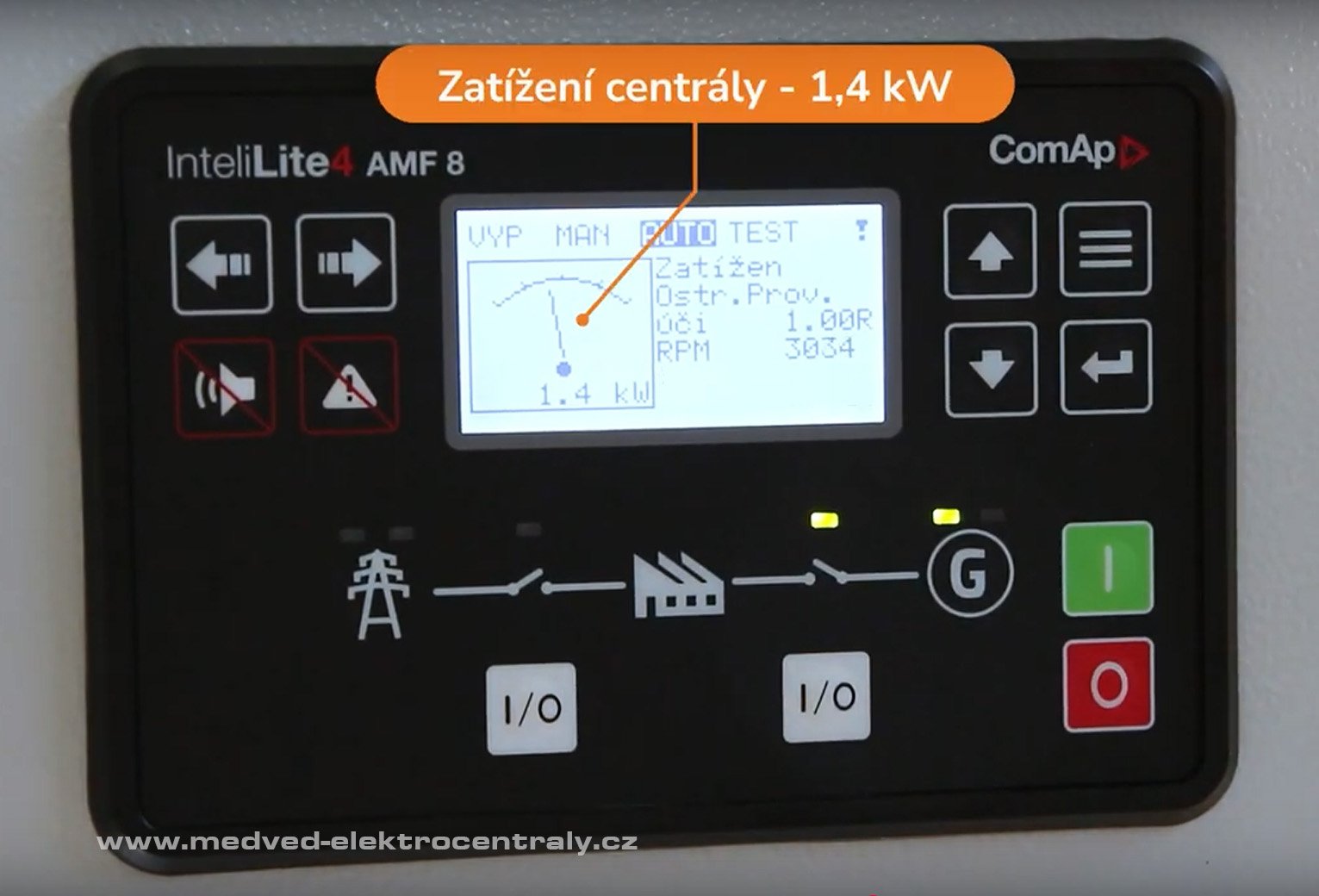 Automatický záložný zdroj MEDVED Arctos 5000 H AVR ATS COMAP AMF s technickou podporou Automatický záložný zdroj MEDVED Arctos 5000 H AVR ATS COMAP AMF s technickou podporou