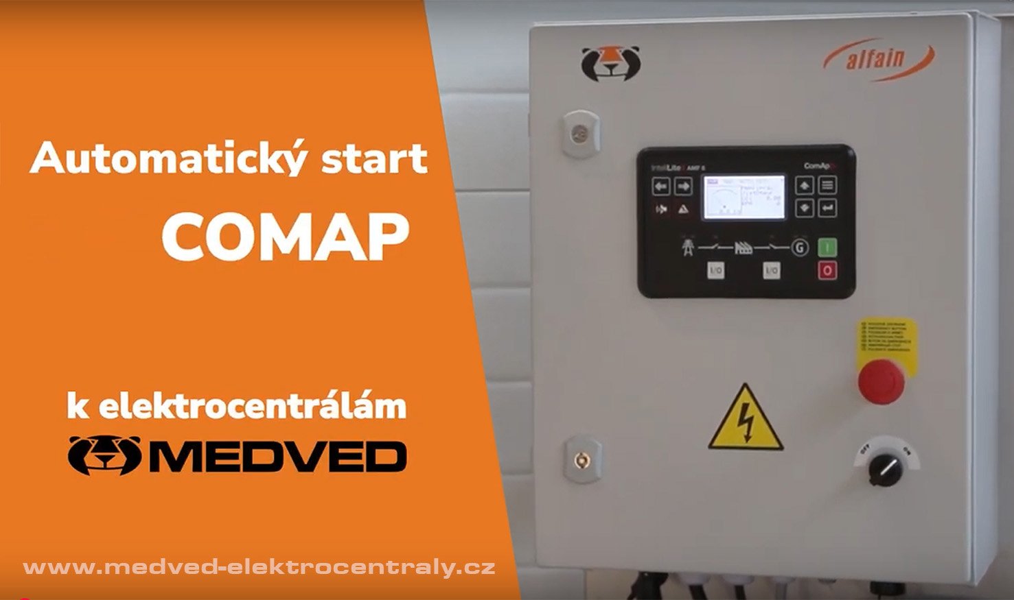 Automatický záložný zdroj MEDVED Grizzli 7000 H CCL ATS COMAP AMF s technickou podporou Automatický záložný zdroj MEDVED Grizzli 7000 H CCL ATS COMAP AMF s technickou podporou
